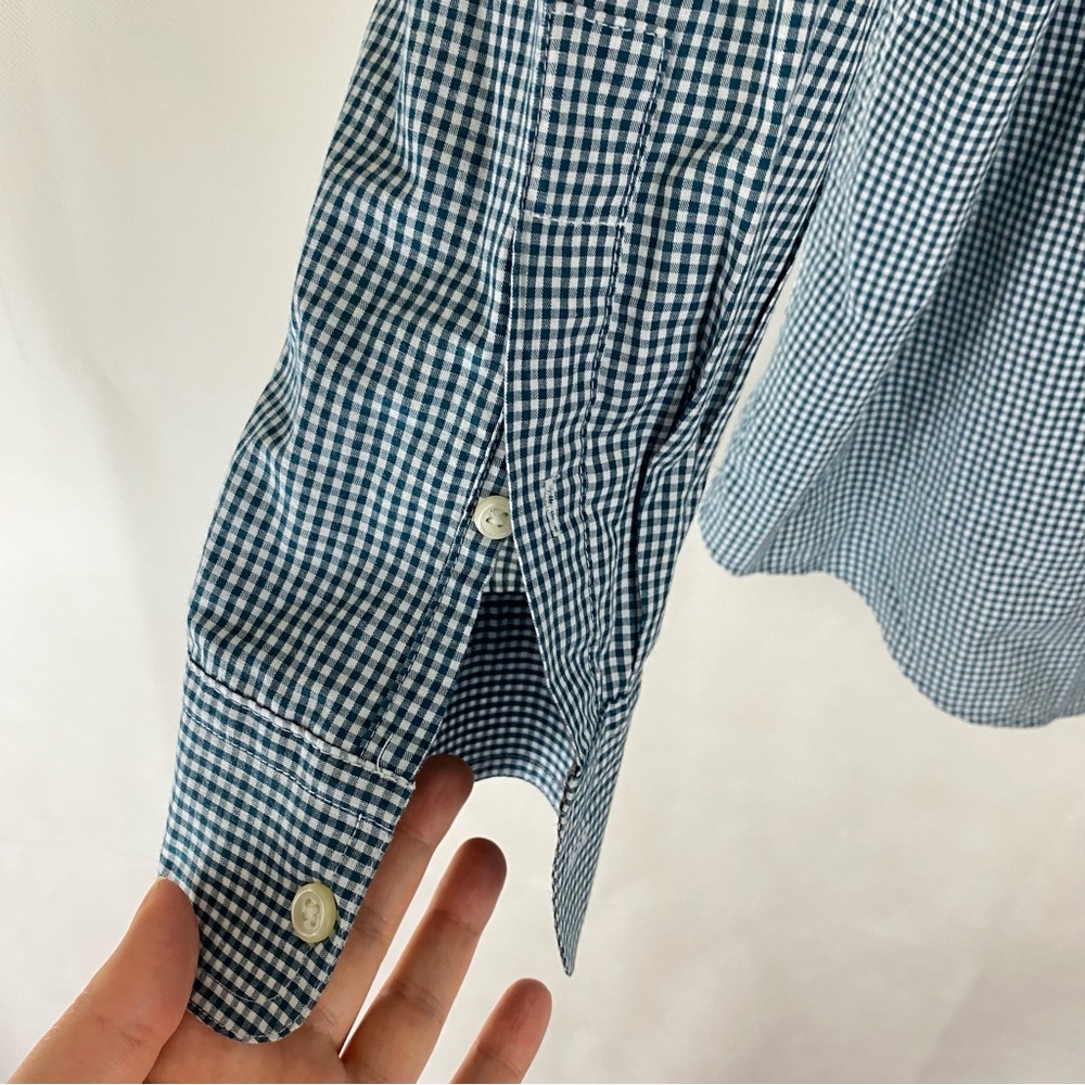 Chaps Blue Casual Button Down Shirt Relaxed Fit XL - Picture 6 of 6